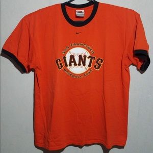 Nike S.F. Giants Ringer T-shirt, XL, Mens